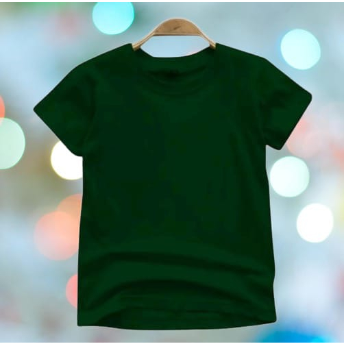BAJU OBLONG ANAK-ANAK POLOS WARNA ARMY BAHAN KAOS