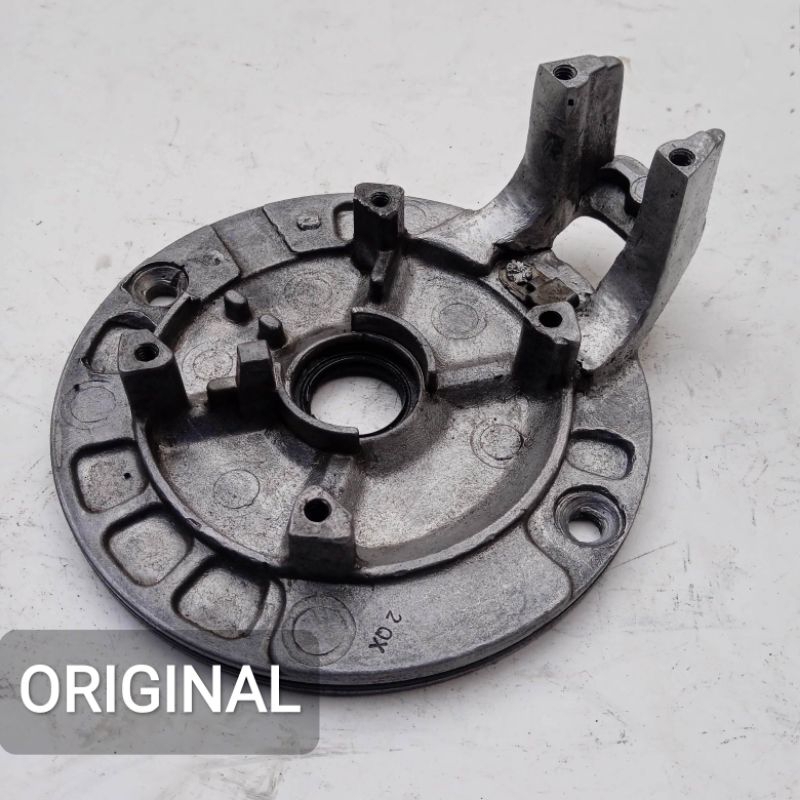 ORIGINAL Plendes Dudukan Spull Honda WIN 100 JAPAN Ori Second GF6 GF 6 Plat Alumunium Tempat Spul Br