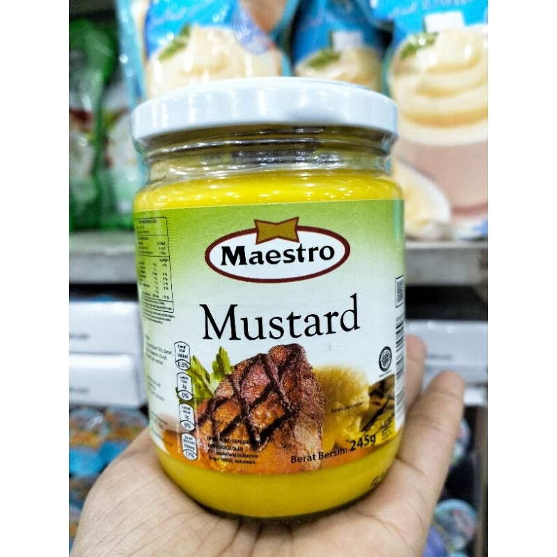 

maestro mustard 245g halal