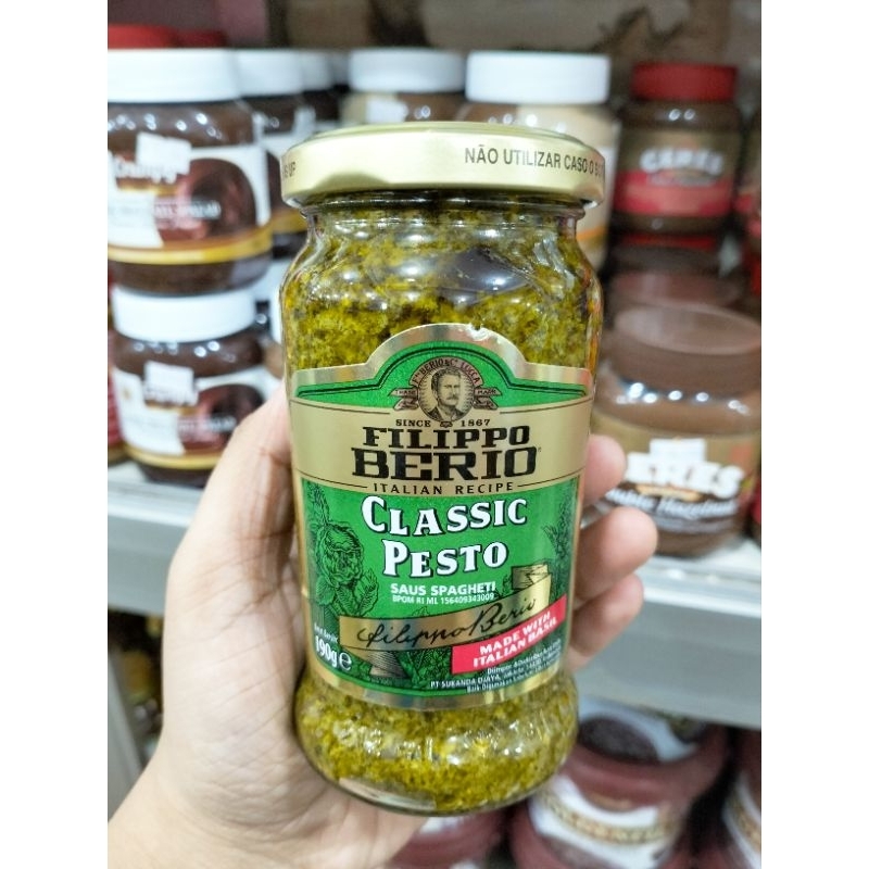 

Filippo Berio Classic Pesto Sauce 190gr Impor Italy