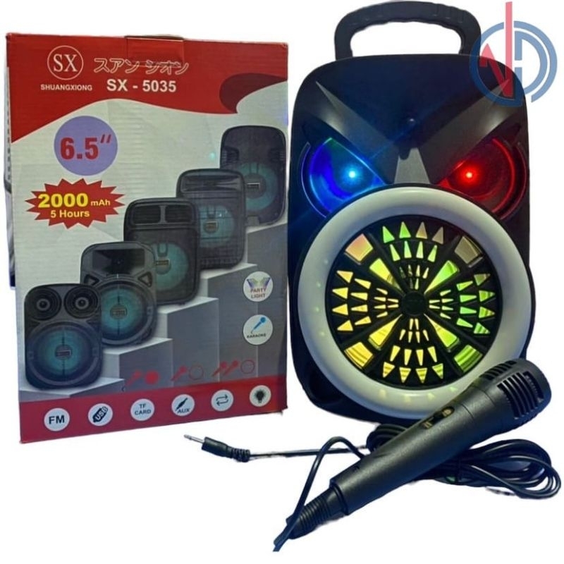 Speaker bluetooth LED sx 5035