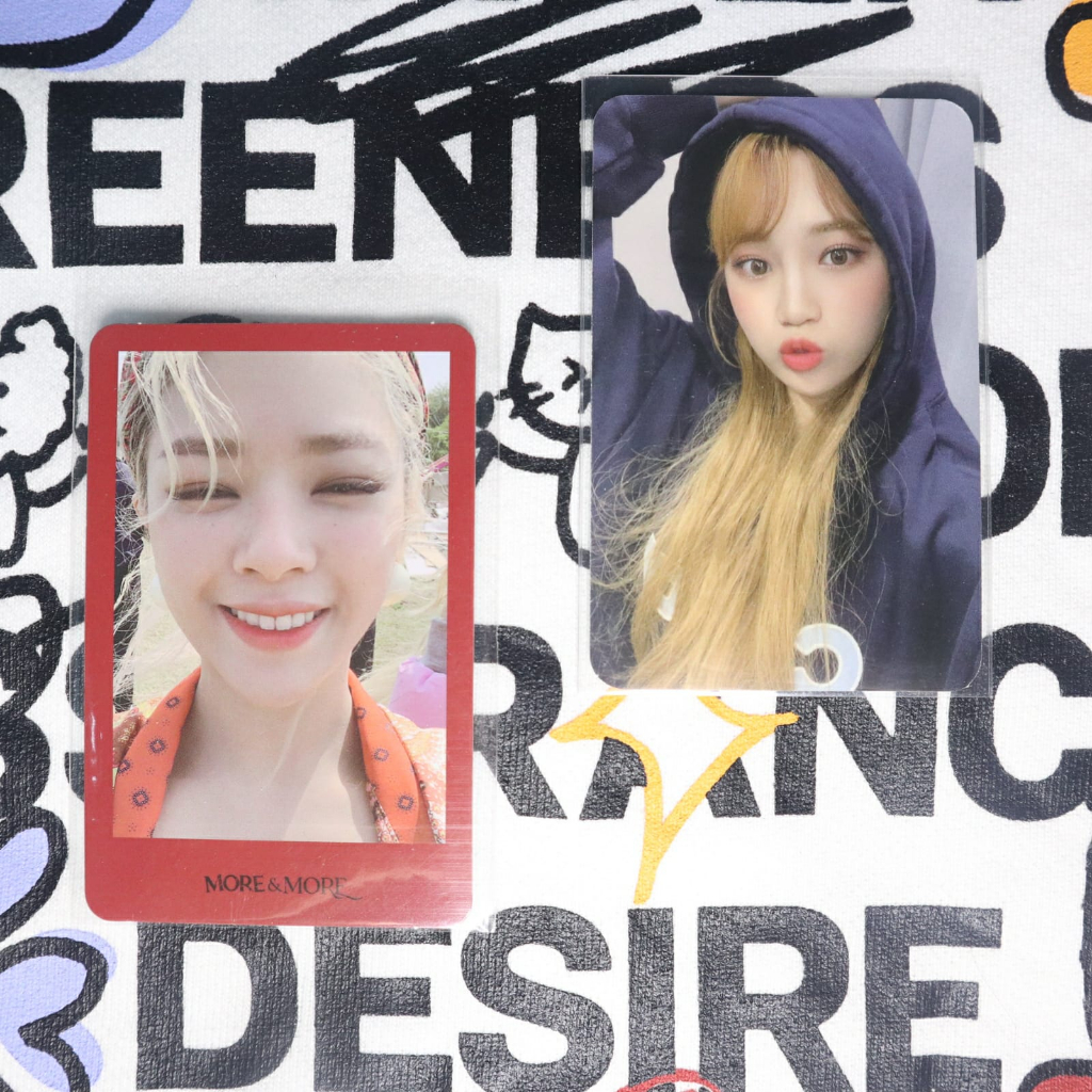 [READY] Photocard Pc Izone Chaewon Hoodie Navy