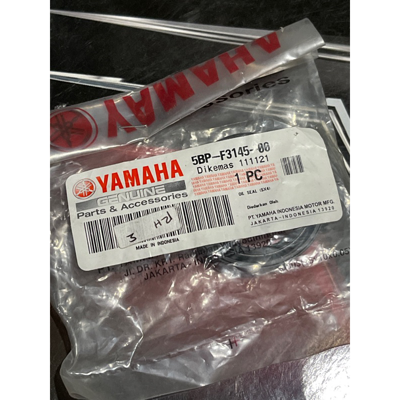 [1 PCS] SEAL SHOCK DEPAN SCORPIO VIXION 5BP YGP DIJAMIN 100% ORI YAMAHA SIL SOK SCORPIO VIXION SEAL 