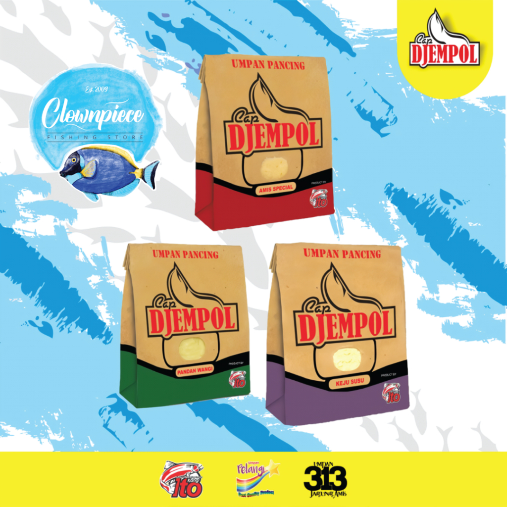 Djempol Reguler / Umpan Pancing / Djempol Amis Spesial / Djempol Keju Susu / Djempol Pandan Wangi