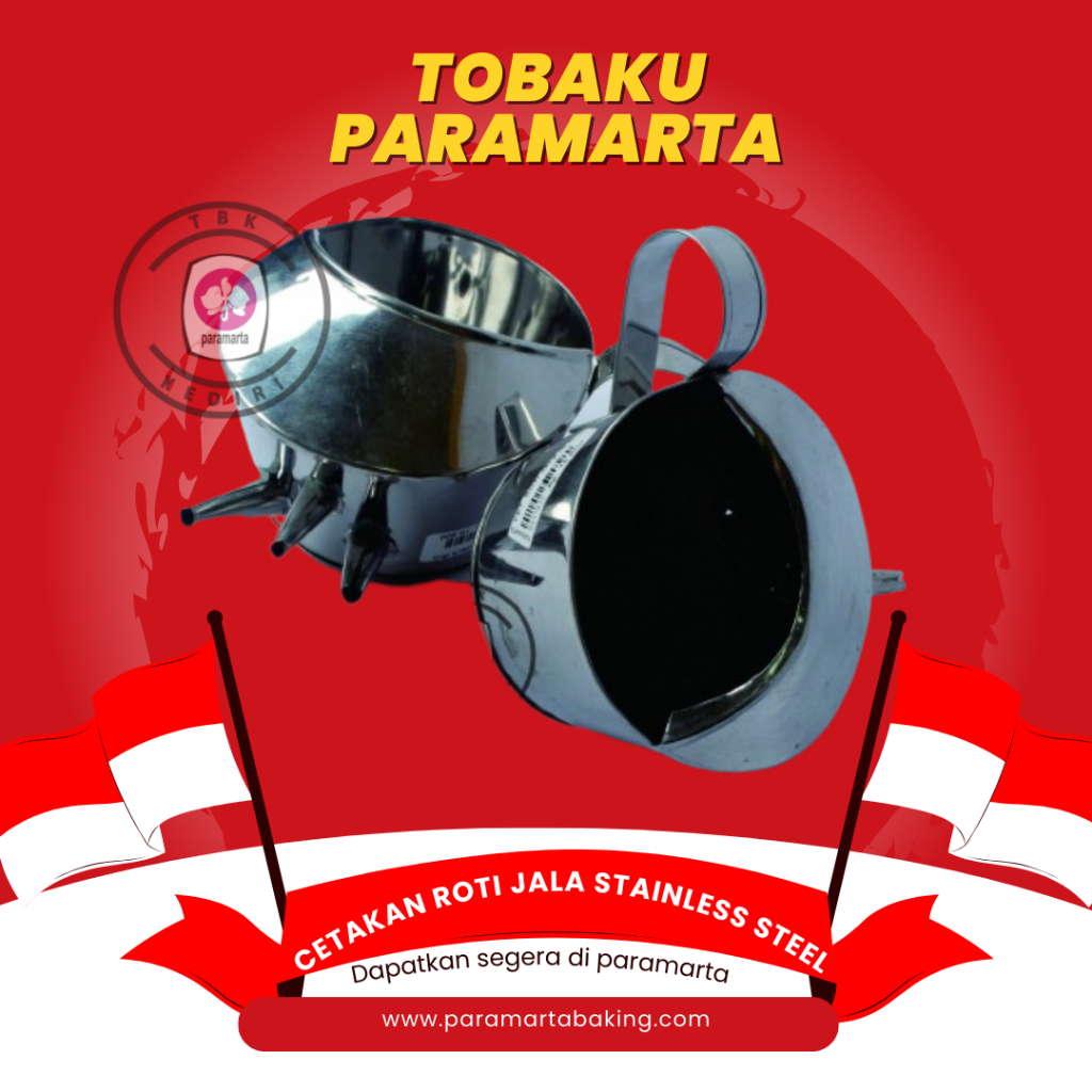 CETAKAN ROTI JALA STAINLESS STEEL CANGKIR / CETAKAN ROTI JALA / CETAKAN ROTI JALA MURAH