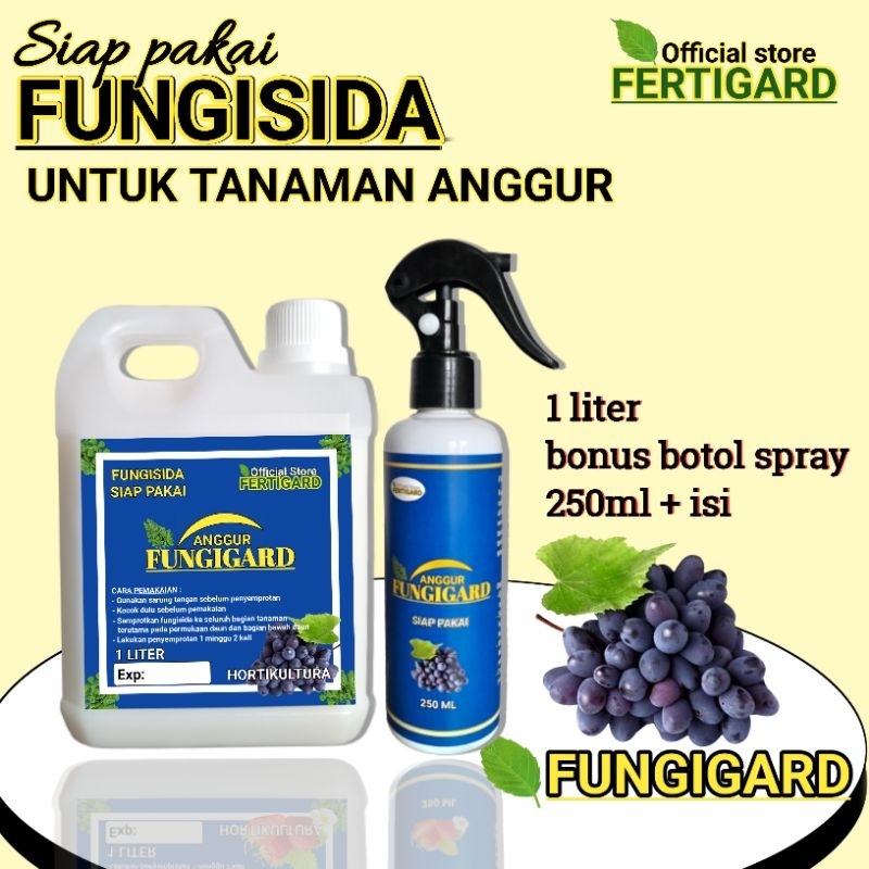 Fungisida pembasmi jamur tanaman siap pakai untuk tanaman anggur 1 liter bonus 250 ml