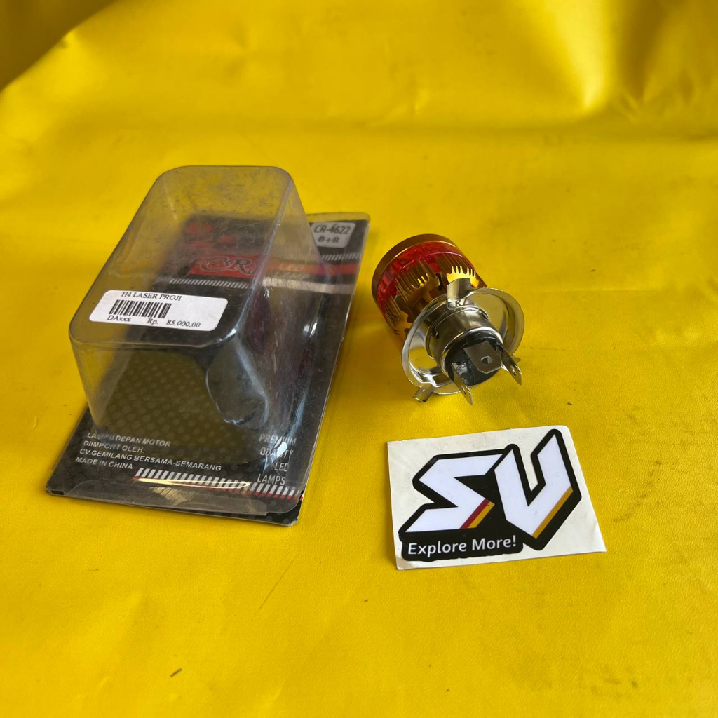 LED LASER PROJIE H4 CR7 LAMPU UTAMA CB150R VIXION VERZA MEGAPRO BYSON