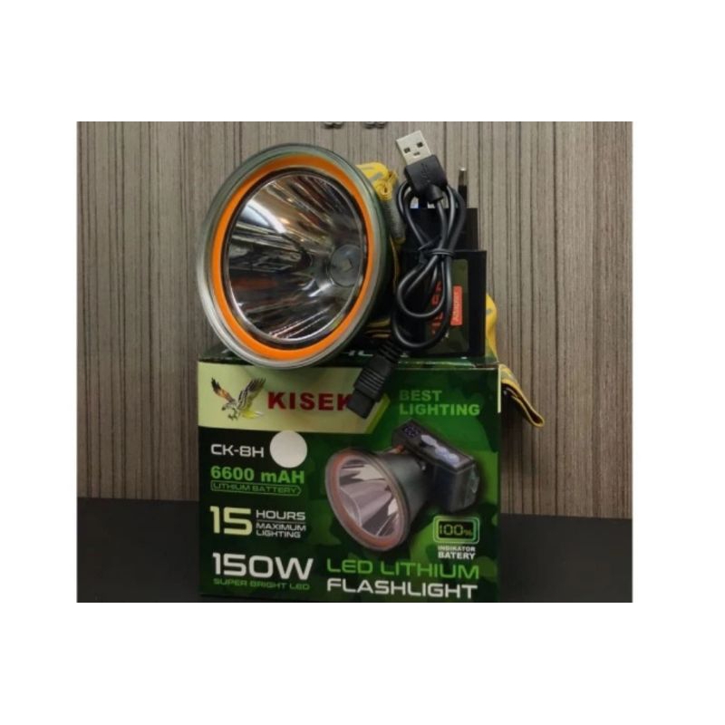 Kiseki Senter Kepala 150 Watt. CK 8H