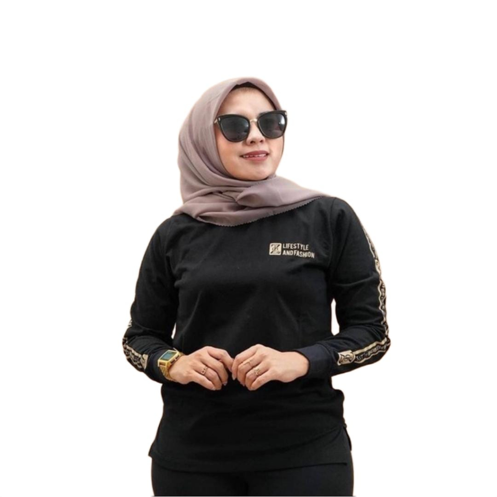 Kaos Zolaqu Original PREMIUM Lengan Panjang  / Atasan Wanita Zolaqu Cotton Combed 24s PREMIUM / Kaos