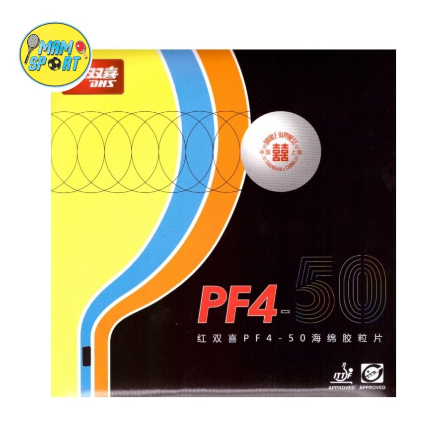 karet Bet Pingpong Tenis Meja DHS PF4 50 ITTF Original