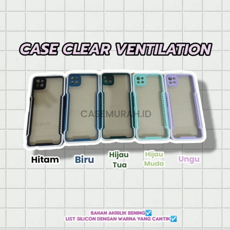 CASE CASING HANDPHONE CLEAR VENTILATION INFINIX HOT 11 HOT 11S NOTE 11