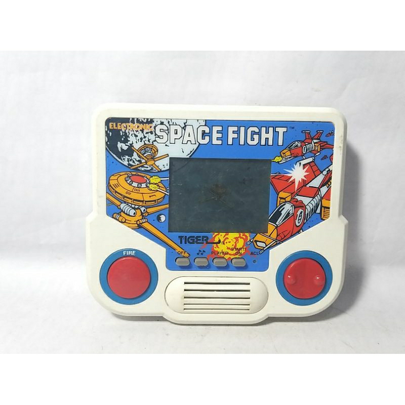 Game Watch Gimbot Gamebot Star UFO Space Fight Wars Battle Tiger Electronics 1988 Rare Jadul Vintage