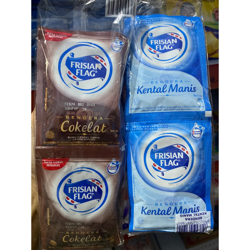 

Susu Bendera sachet isi 6