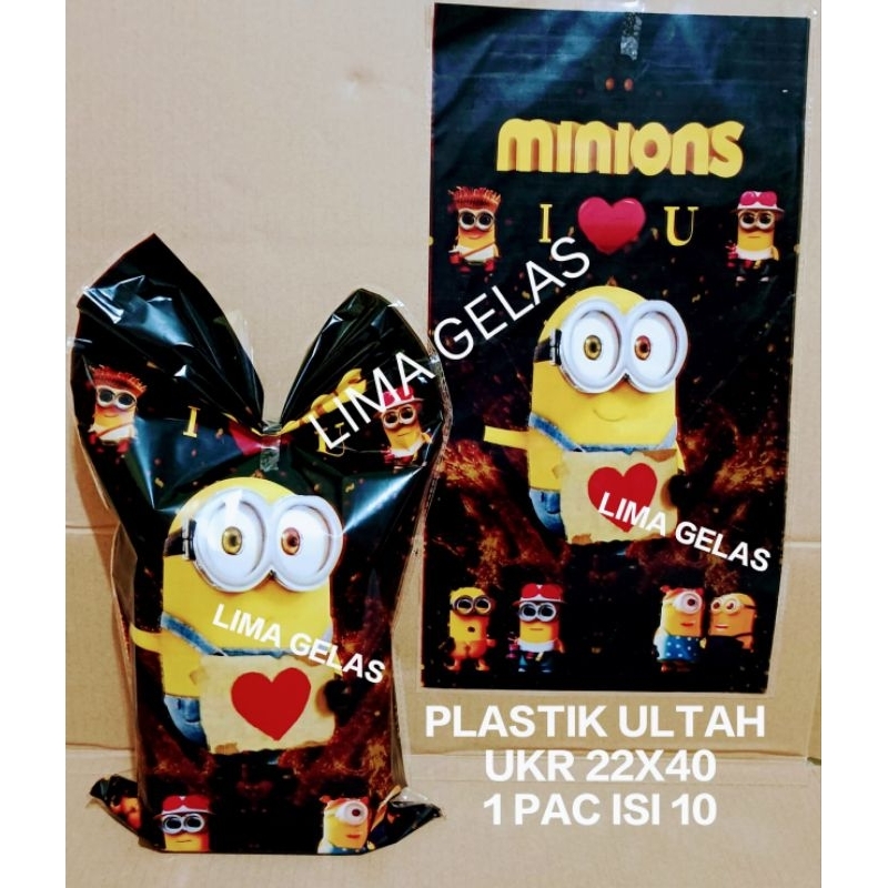 

Plastik Snack Ulang Tahun MINION / Plastik Karakter / Plastik Opp isi 10