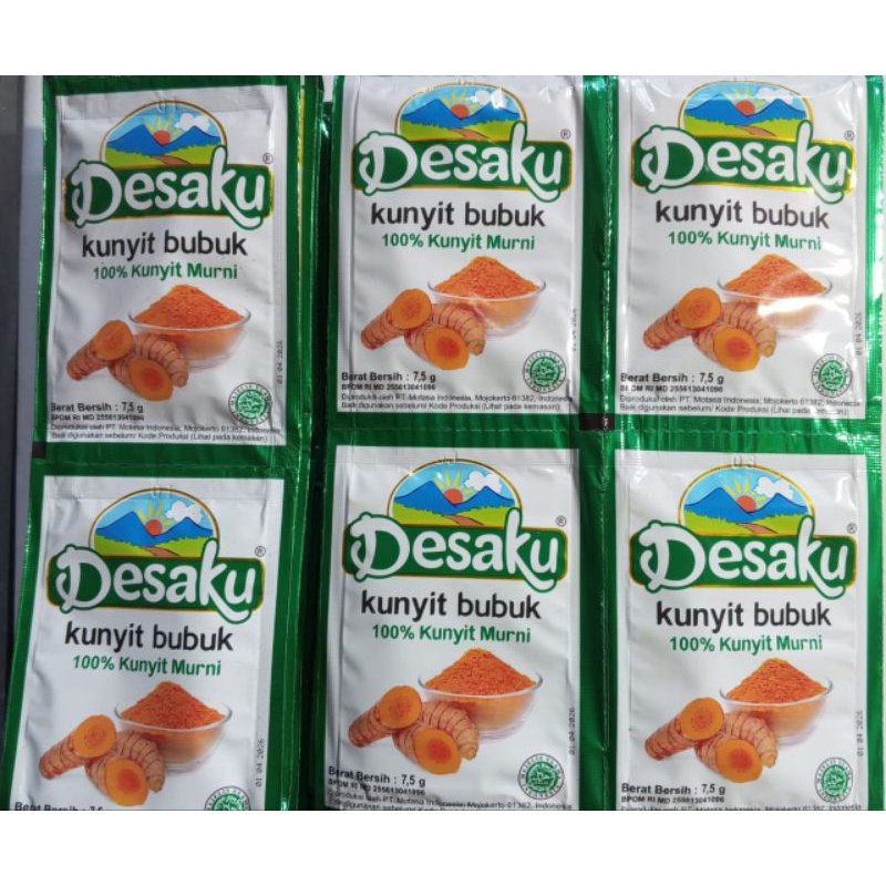 

Desaku Kunyit Bubuk sachet isi 12 pcs @5g