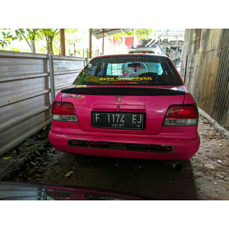 ductail all new corolla 1.6.ae111