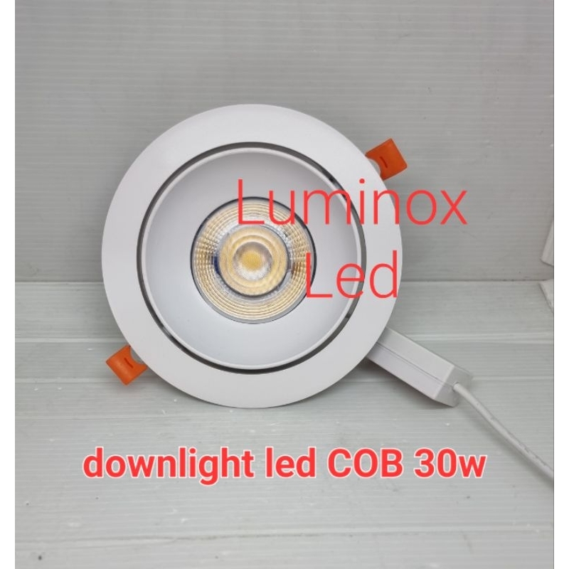 downlight cob 30watt 30w 3000k / ceiling plafon led 30 watt 30 w warmwhite 220volt
