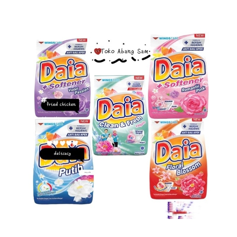 Daia Detergen 1,6kg
