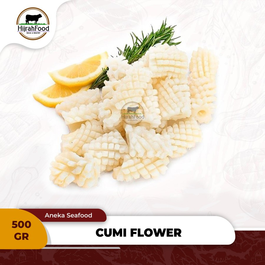 

Cumi Flower / Kembang / Nanas Kupas Bersih | Flower-cut Squid