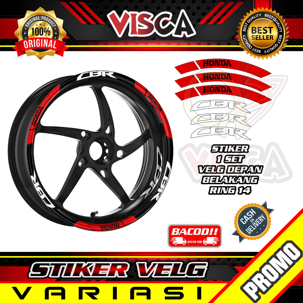 Stiker Velg List Velg Motor Stiker Velg CBR 150R