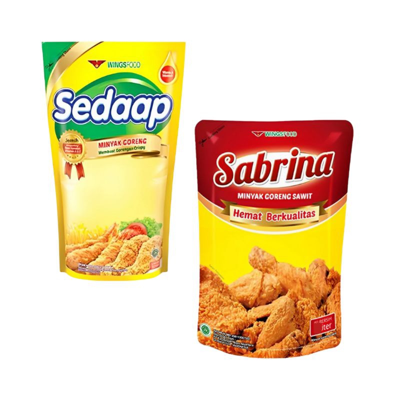 

Minyak Goreng Sedaap / Sabrina 1 Liter