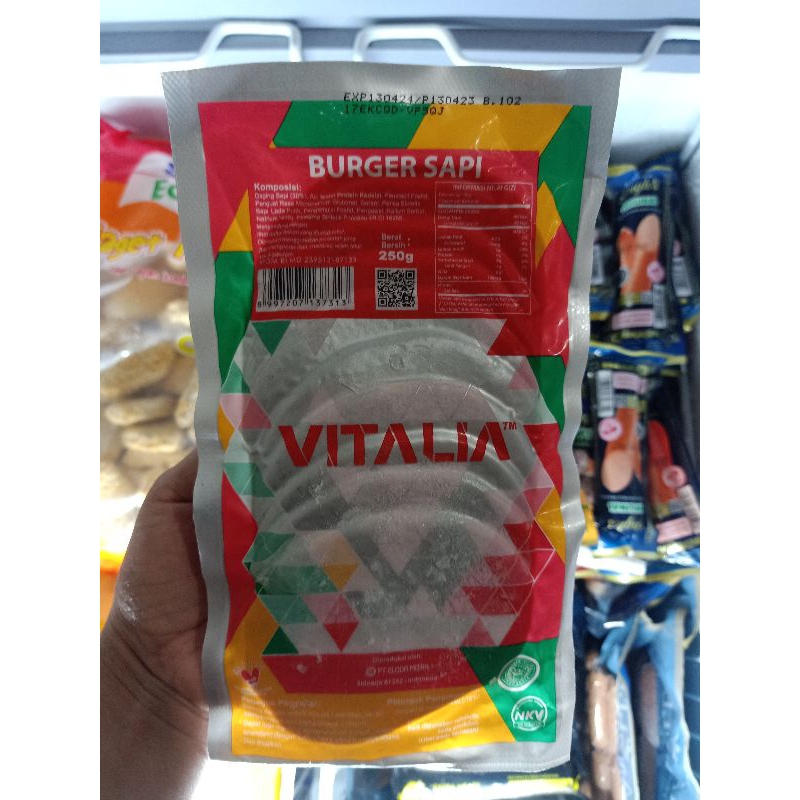 

Beef Burger Vitalia 250gr