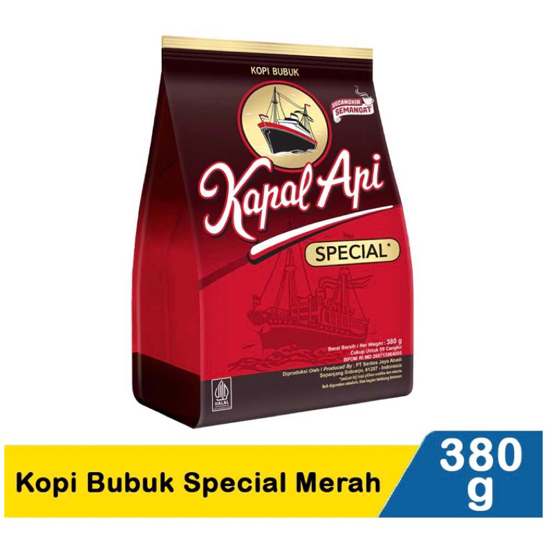 

KAPAL API KOPI BUBUK SPESIAL MERAH 380G