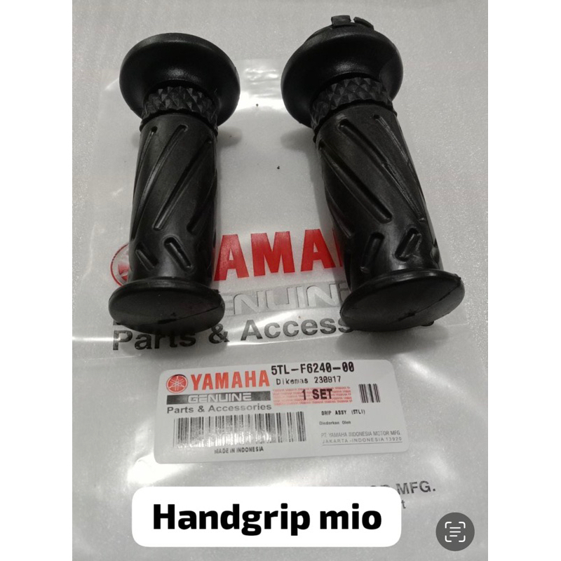 HandGrip Hand Grip Set Karet Stang Sarung Gas Plus Selongsong Yamaha Mio Mio Soul GT Fino XRide X Ride 115 Xeon Karbu Karburator Original