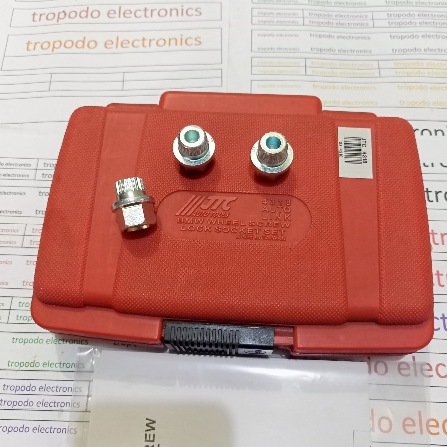 BMW Wheel Screw Lock Socket set 10pc JTC 4318