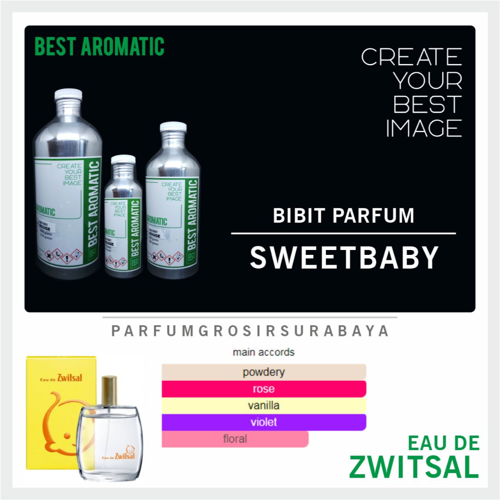 Bibit Parfum - SWEETBABY | Switsal | Best Aromatic | Segel