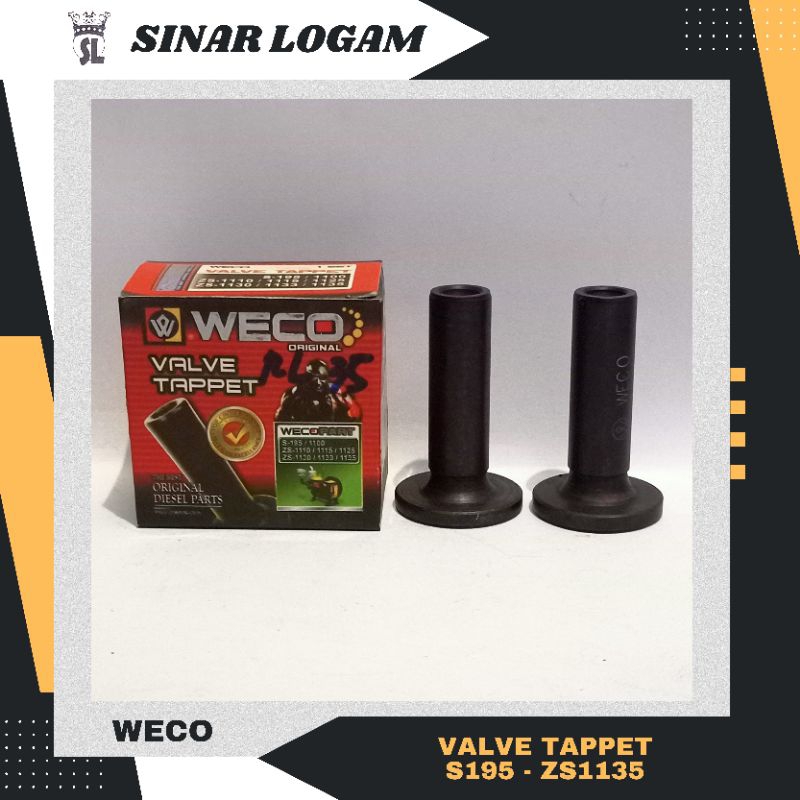 Valve Tappet / Totolan Klep WECO (S195,S1100,ZS1110,ZS1115,ZS1125,ZS1130,ZS1133,ZS1135)