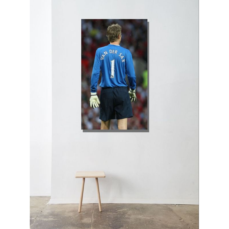 POSTER DINDING VAN DER SAR LEGEND UKURAN BESAR, POSTER BOLA