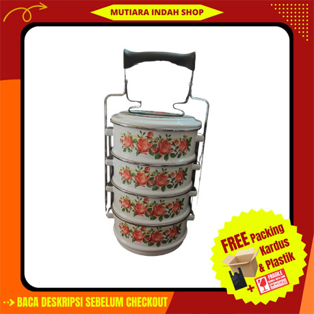 Rantang Enamel Susun / Tempat Makan / Rantang Piknik Susun 4
