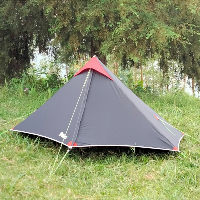 Tarp Tent AGREY UL Gear Hitam Kombinasi Merah