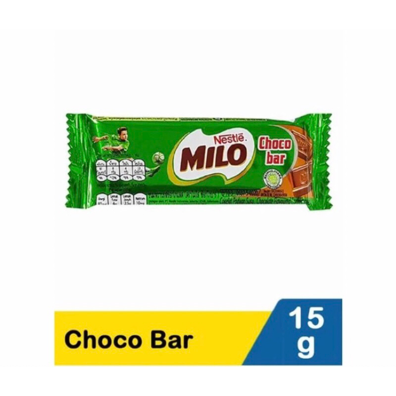 

coklat milo choco bar malaysia ecer 1 pcs