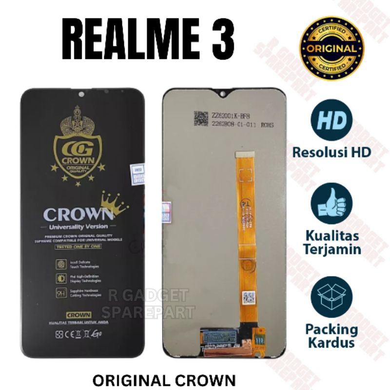 LCD REALME 3 CROWN QUALITY ORIGINAL LCD TOUCHSCREEN REALME 3
