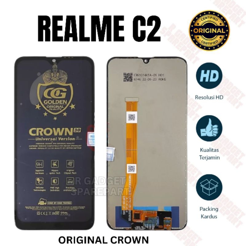 LCD REALME C2 CROWN QUALITY ORIGINAL LCD TOUCHSCREEN REALME C2