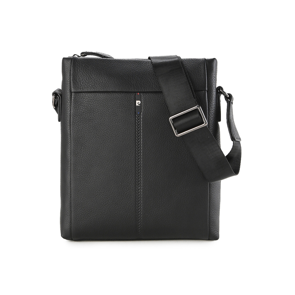 Pierre Cardin Tas Selempang Messenger Sling Bag Body Bag Formal Kerja Travel Casual 0112828501BLA