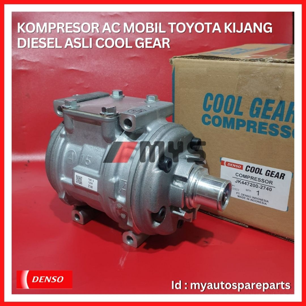 COMPRESSOR AC Mobil TOYOTA Kijang Diesel KOMPRESOR KIJANG ASLI COOL GEAR