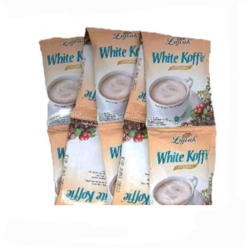 

Kopi Luwak White Coffee 1 Renceng 10 Sachet