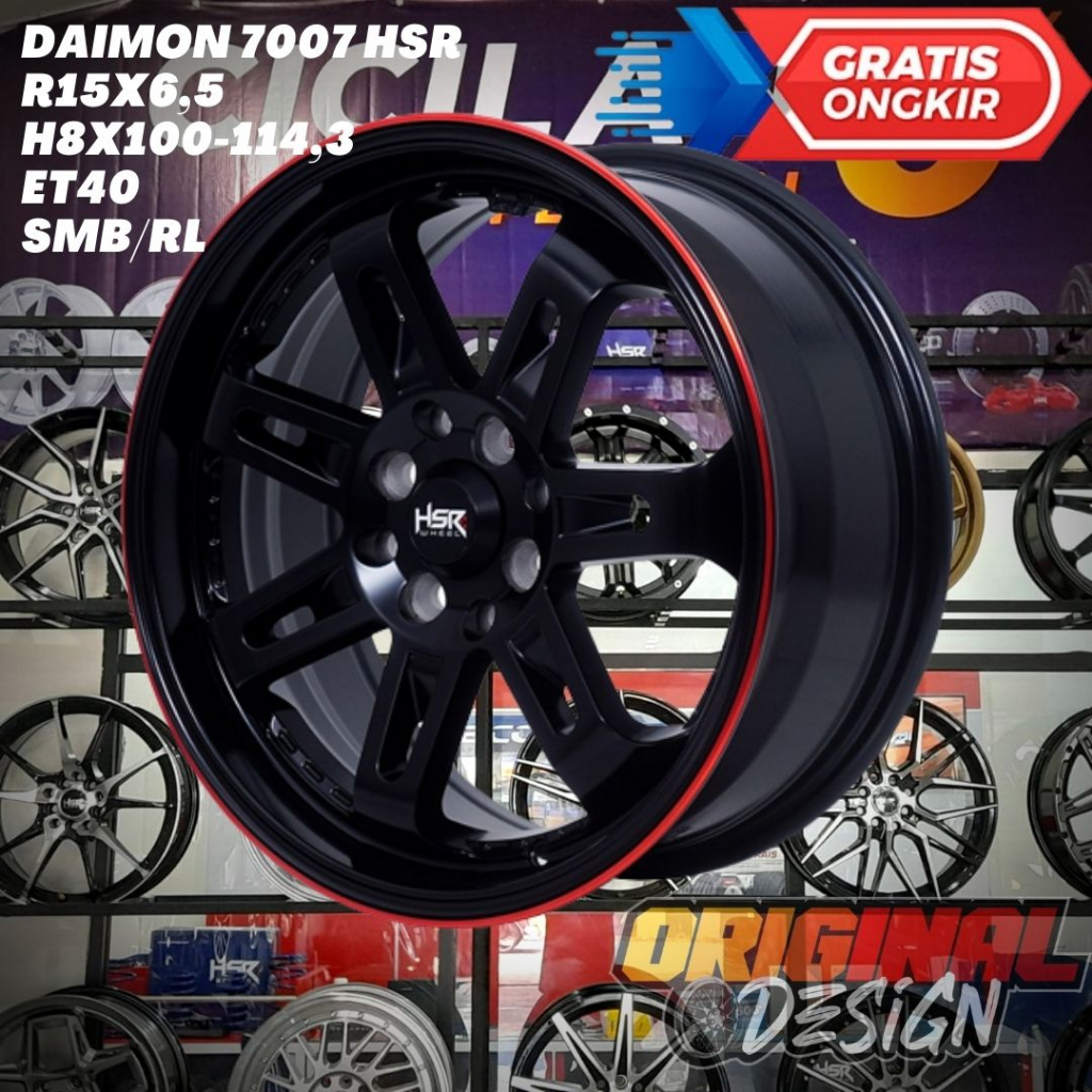 Velg Mobil EVALIA , MIRAGE , SPLASH , MARCH , HSR DAIMON Ring 15 R15