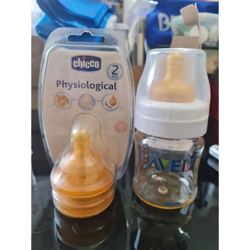 latex rubber nipple dot teat avent chicco