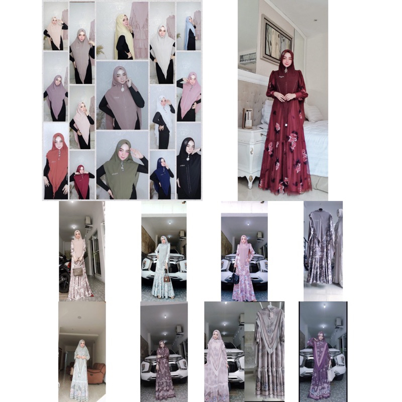 MALYA / KHIMAR FAESTA DAN SET MIRAH DAN QIANA BY FAESTA SYARI