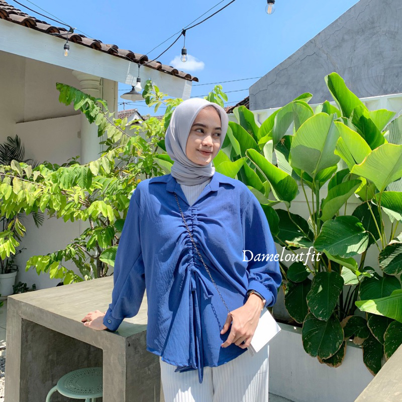 (READY SIAP KIRIM) LUNA BLOUSE KOREAN LOOK BY DAMELOUTFIT