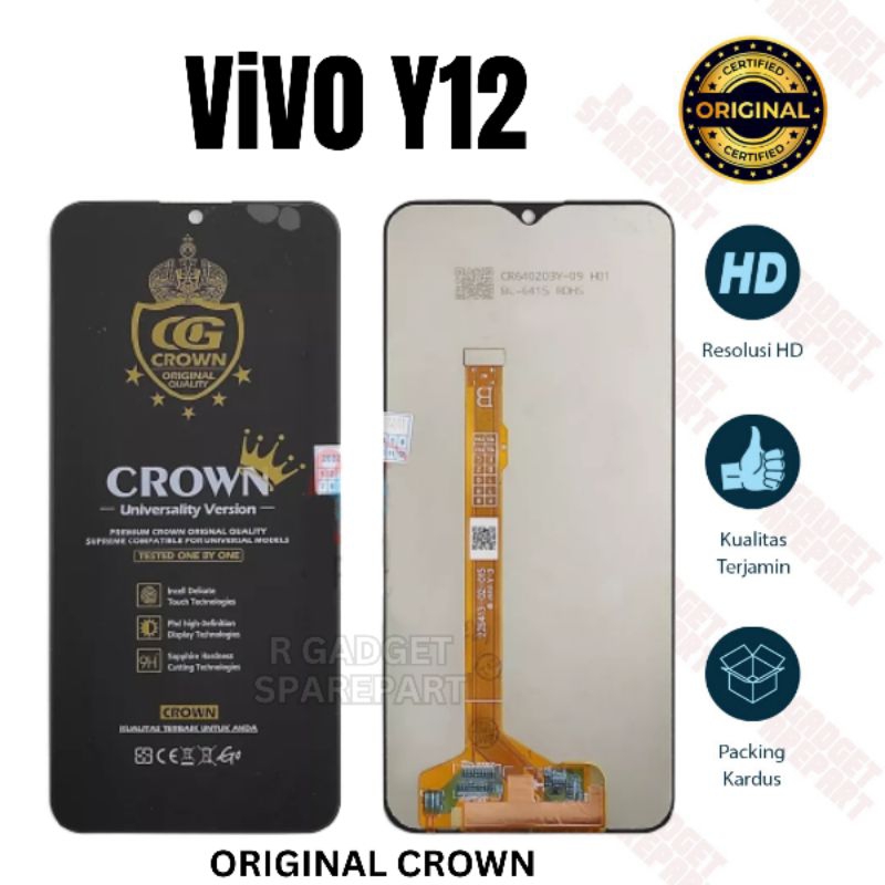 LCD VIVO Y12 CROWN QUALITY ORIGINAL LCD TOUCHSCREEN VIVO Y12