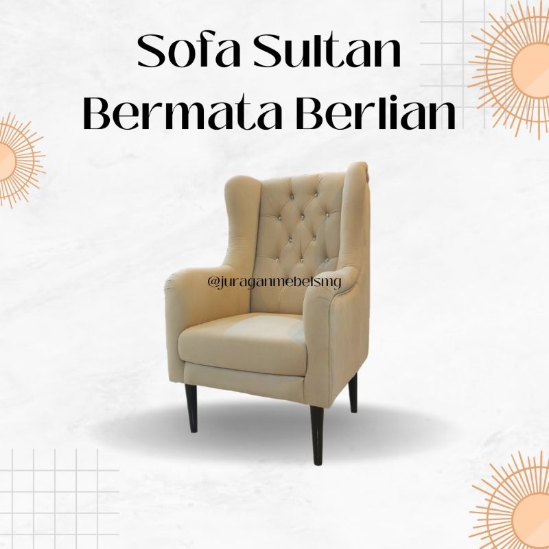 Sofa Sultan Bermata Berlian / Sofa Sultan
