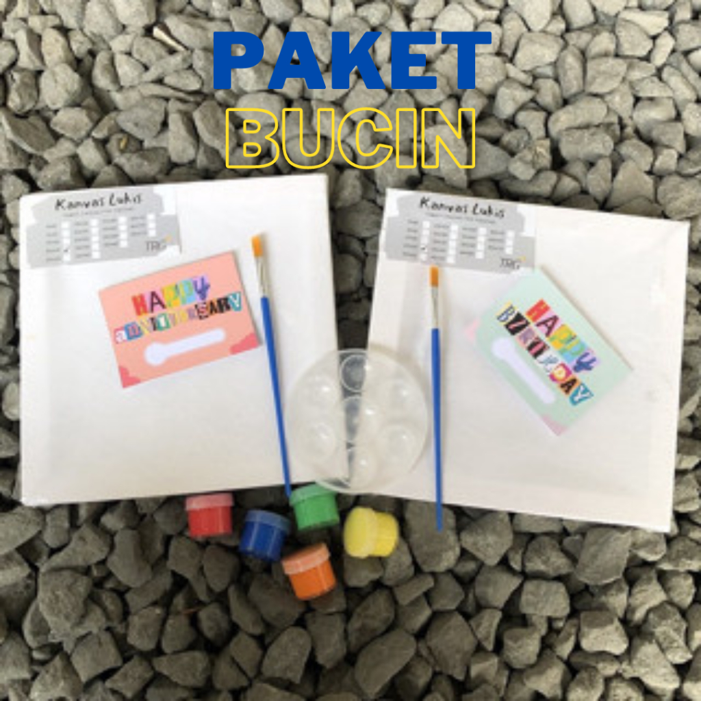 

RK Paket Lukis Kanvas 20x20 cm Tanpa Box Painting Set Canvas Without box 20x20 cm by Madefyou.id