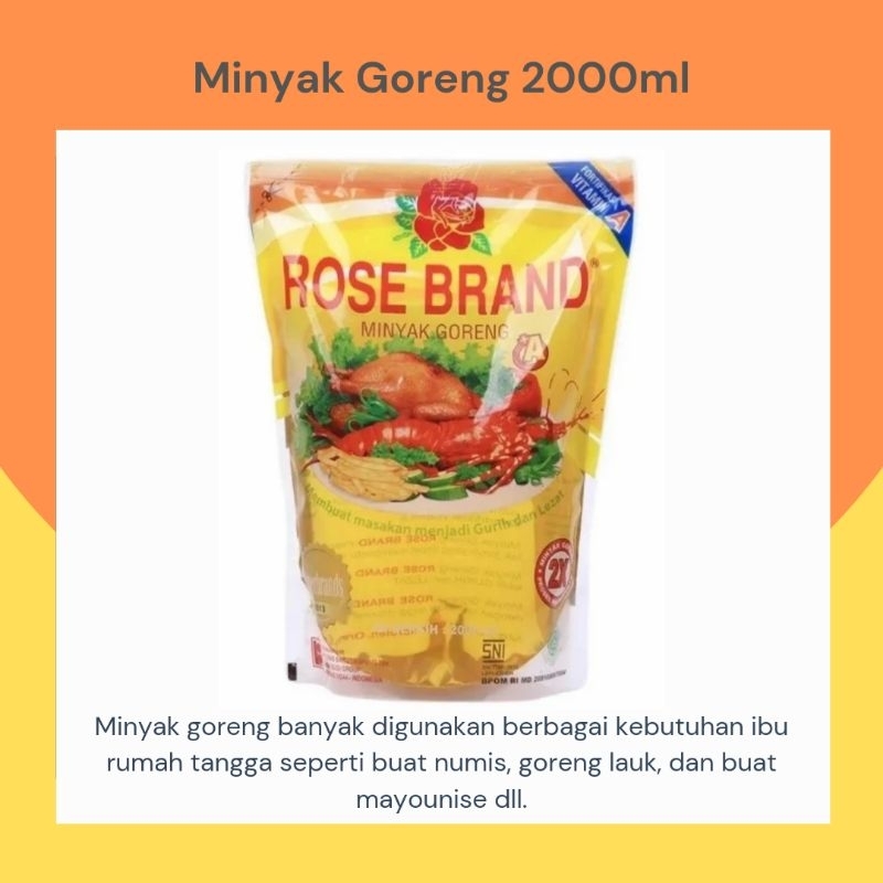 

Minyak Rose Brand 2 Liter