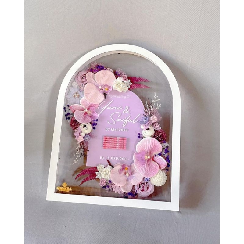 Mahar Dome Minimalis Laser Cut Mahar Pernikahan Mahar Akrilik Mahar Rustic Mahar Transparan