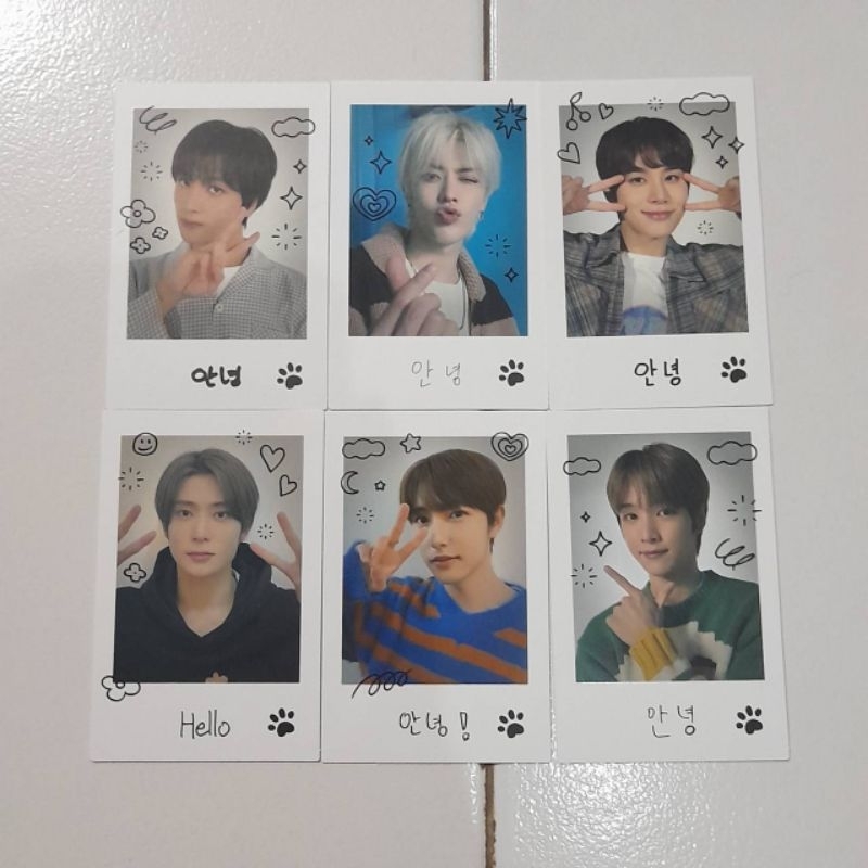 [Wajib CO packing] NCT Home polaroid pola A B ver Doyoung Haechan Renjun Jaehyun Jungwoo Taeyong Jen
